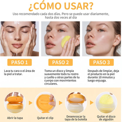 Discos de Algodón con Cúrcuma®  |  Anti-Imperfecciones y Manchas